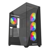 Gabinete Gamer Raidmax Infinita I800 4 X Fan Argb Temp Glass