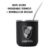 Mate Termico River Plate Acero Inoxidable Doble Pared Marbry