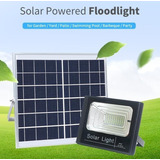 Foco Led Solar 100w + Control Inalambrico