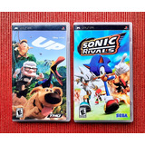 Jogos Up Disney Pixar - Sonic Rivals - Psp - Importado Usa