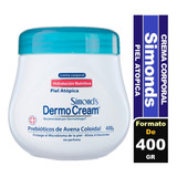 Simond's Dermo Cream Crema Corporal Piel Atópica Pote 400 G