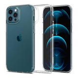 Funda Spigen Crystal Hybrid Para iPhone 12 Pro Max Color Transparente