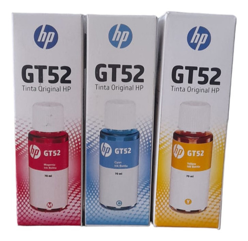 Kit 3 Tintas Hp Tank Gt 5810 5820 315 415 Gt52