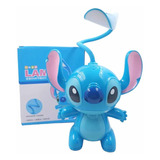 Lámpara De Disney Stitch Azul De Mesa Infantil Azul