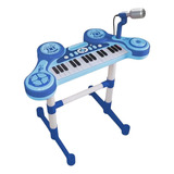 Piano Eletrônico + Teclado + Bateria + Dj Infantil Unik