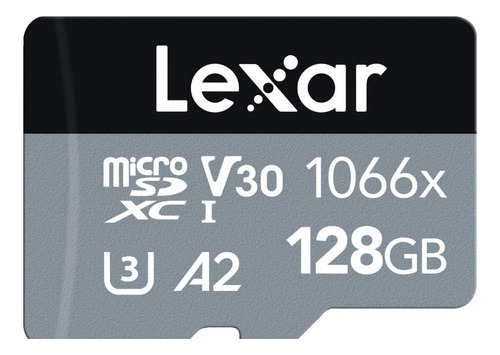 Cartão De Memória Lexar 1066x Silver Series 128gb 4k Clas 10