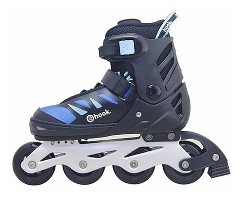 Patines En Linea Hook Fitness Power X Blu Regulables Abec-5