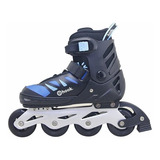 Patines En Linea Hook Fitness Power X Blu Regulables Abec-5