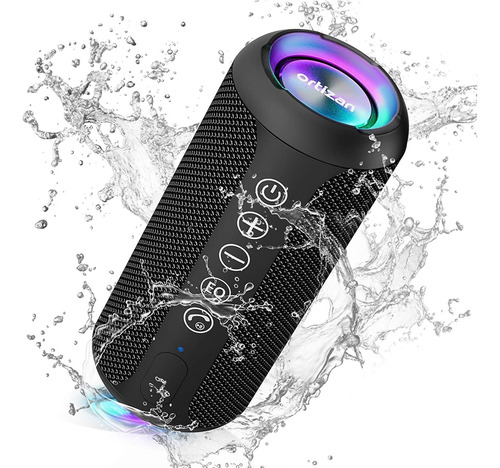 Altavoz Bluetooth Portátil, Resistente Al Agua, Estéreo De