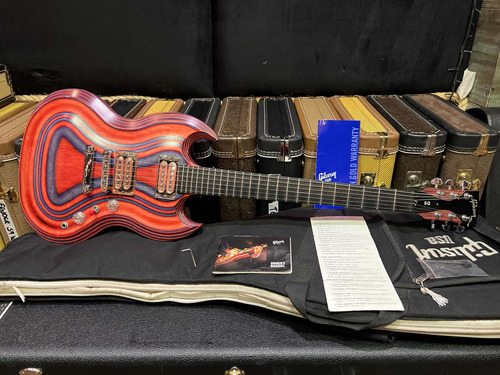 Gibson Zoot Suit Sg 2009 Red And Blue