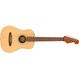 Fender Redondo Mini Guitarra Acustica Travel Viaje Con Funda