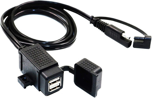 Motopower Cargadores Usb Para Motocicleta, 6 - Sae To Dual U