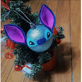 Esferas De Navidad Estilo Stitch 