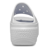 Ojotas Crocs Stomp Unisex Moda Blanco