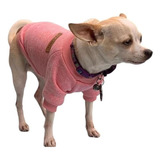 Suave Suéter Para Perro Mediano Afelpado Razas Pequeñas Rosa