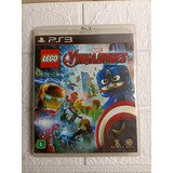 Lego Marvel Vingadores Ps3 Usado Original Mídia Física 