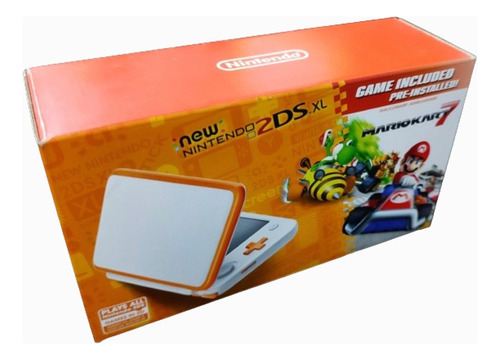 New Nintendo 2ds Xl Nueva Naranja Y Blanco Sellada Sin Abrir