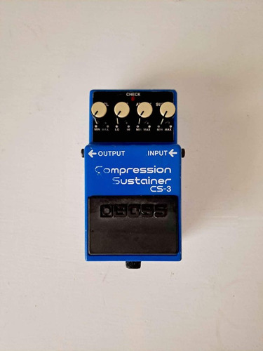 Pedal De Efecto Boss Compression Sustainer Cs-3  Azul