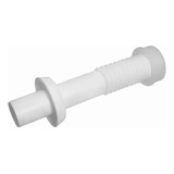 Tubo Ligação Ajustável Flexível Vaso Bacia Branca 25cm Astra
