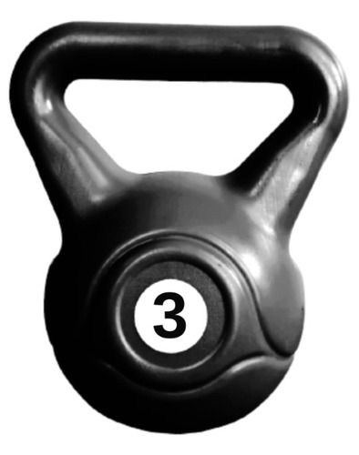 Kit Pesa Rusa Kettlebell Plastica 3kg Mancuerna Pack X 2