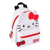 Mochila Bolso Hello Kitty Blanca Escolar Sanrio Kawaii