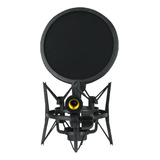 Micrófono Mic Shock Mount Con Shield Filter Mask Desktop