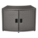 Mueble Rattan Cabinet Para Mspa Redondo