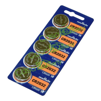 Pilas CR2032 Murata 3V Litio Batería Botón Pack 5 Unidades | MercadoLibre