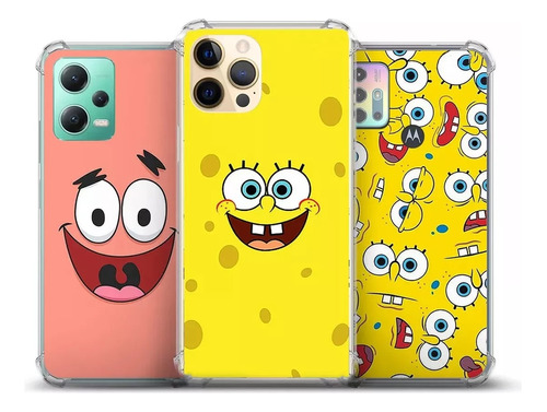 Capa Capinha Case Bob Esponja Personalizada Para Xiaomi