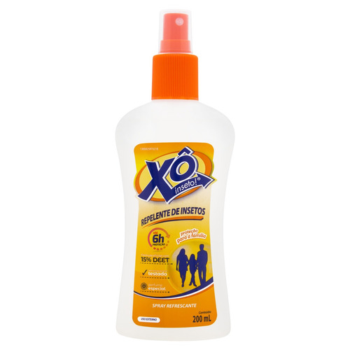 Repelente Spray Xô Inseto Frasco 200ml