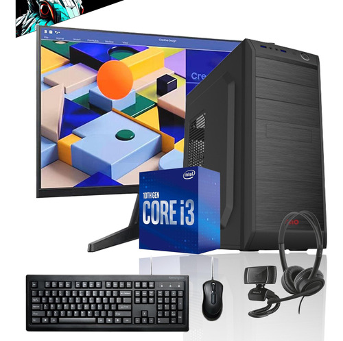 Pc Combo 24: Intel Core I3 Uhd 630 16gb 1tb Wifi