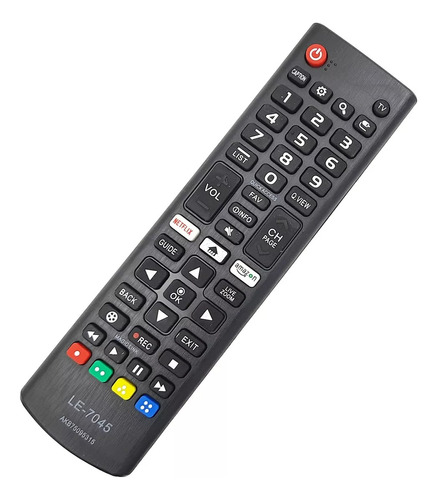 Controle Remoto Compatível Com Smart Tv LG + Pilha