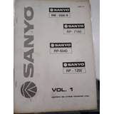 Livro Esquema Rádio Sanyo Antigo * Rm-5500n Rp-7160 Rp-1250