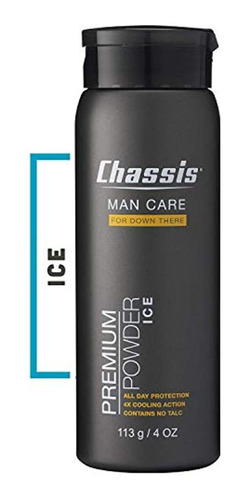 Chassis Premium Ice Talco Corporal Para Hombres -