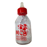 Mamadera Perro Cachorro Y Gato Vidrio De 100ml