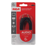 Cable De Audio Auxiliar Jack 3.5 1.8mts Marca Rca Ah208r