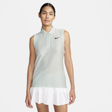 Polo De Golf Sin Mangas Mujer Nike Victory Dri-fit Verde