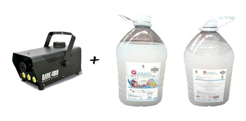 Kit Maquina De Humo Para Sanitizar 400w Con Liquido 4 Litros