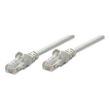 Cable Red Patch Parcheo 3 Metros Cat 5e Utp Gris Intellinet 