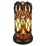 Lámpara De Mesa Tiffany Diseño   Amarillo Y Marrón, ...