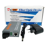 Convertidor Transceptor Sc Dual Fibra Ethernet Htb-gm-03