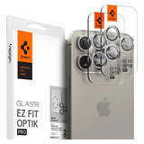 2 Protetores De Lente Spigen Optik iPhone 15 Pro/15 Pro Max