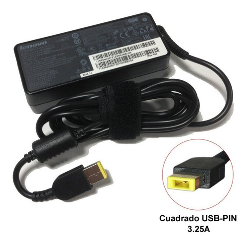 Cargador Original Laptop Lenovo 20v 4.5a 90w Punta Cuadrada 