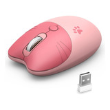 Mouse Inalámbrico Portátil Mofii M3 2.4 Ghz Rosa