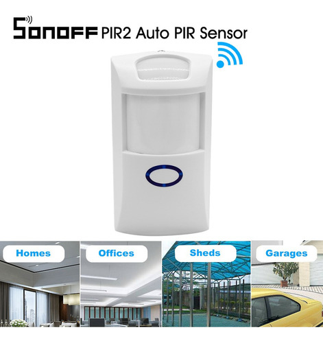Sensor Automático Sonoff Pir2, Doble Infrarrojo, Entrada De