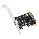 Placa De Rede Pcie 2500mbps 10/100/1000 Gigabit De 2,5 Gbps