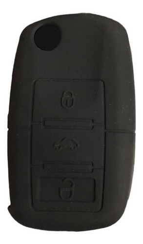 Funda Silicon Llave Vw Jetta Bora Polo Vento Golf 3 Botones