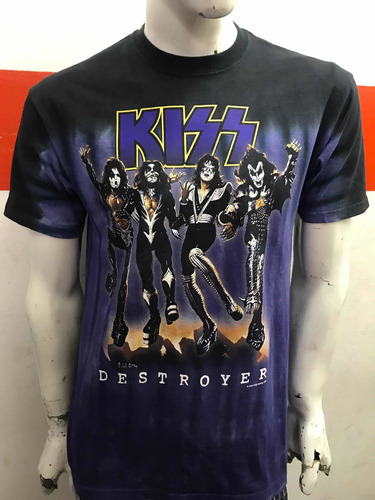 Remera Rock Kiss Destroyer Retro Vintage Made In Mexico