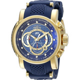 Relógio Invicta S1 Rally 19330 Pulseira Silicone + Ouro 18k