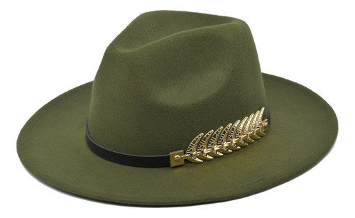 Sombrero De Copa De Lana Retro Gentleman Jazz Hat